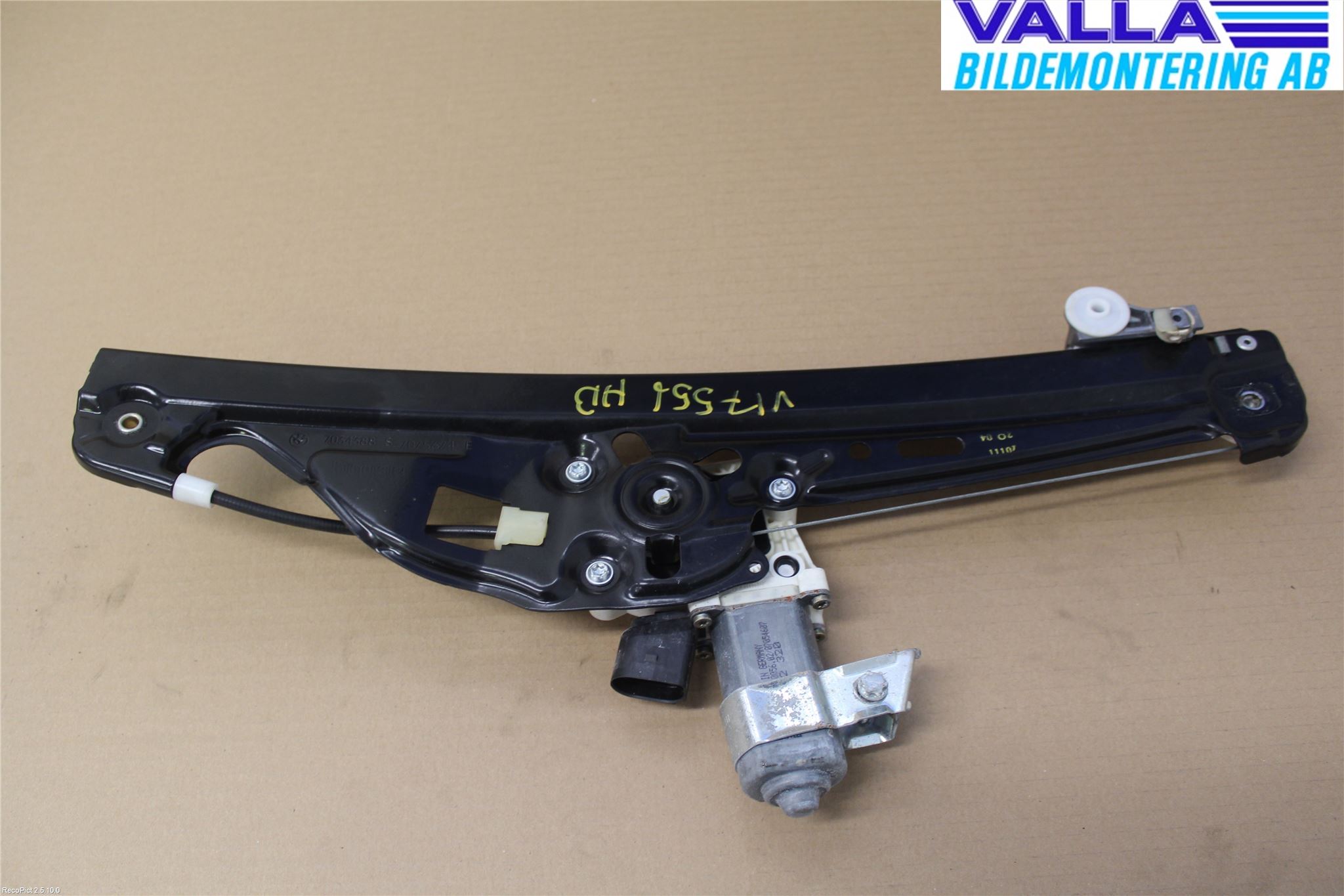 BMW 5 E60/61 Sed/Tou 02-10 Fönsterhiss El Kompl