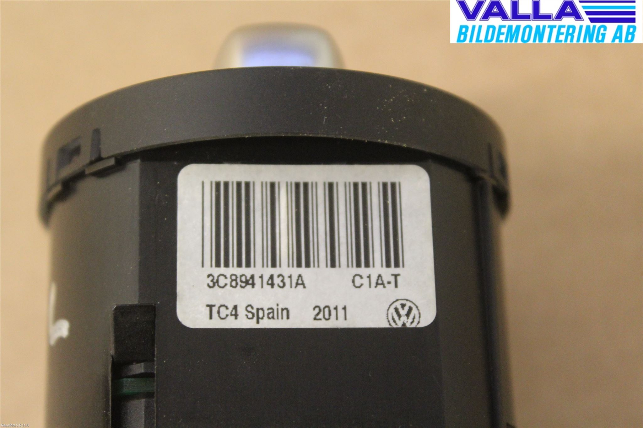 Volkswagen VW PASSAT 11-14 Strömställare Ljus