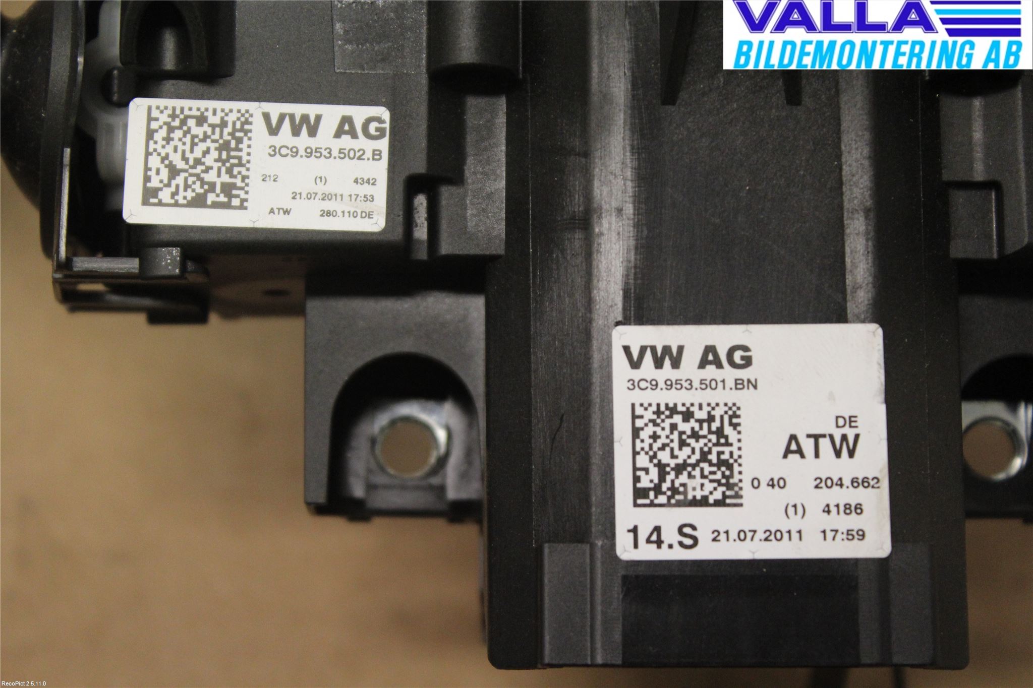 Volkswagen VW PASSAT 11-14 Spakcentral