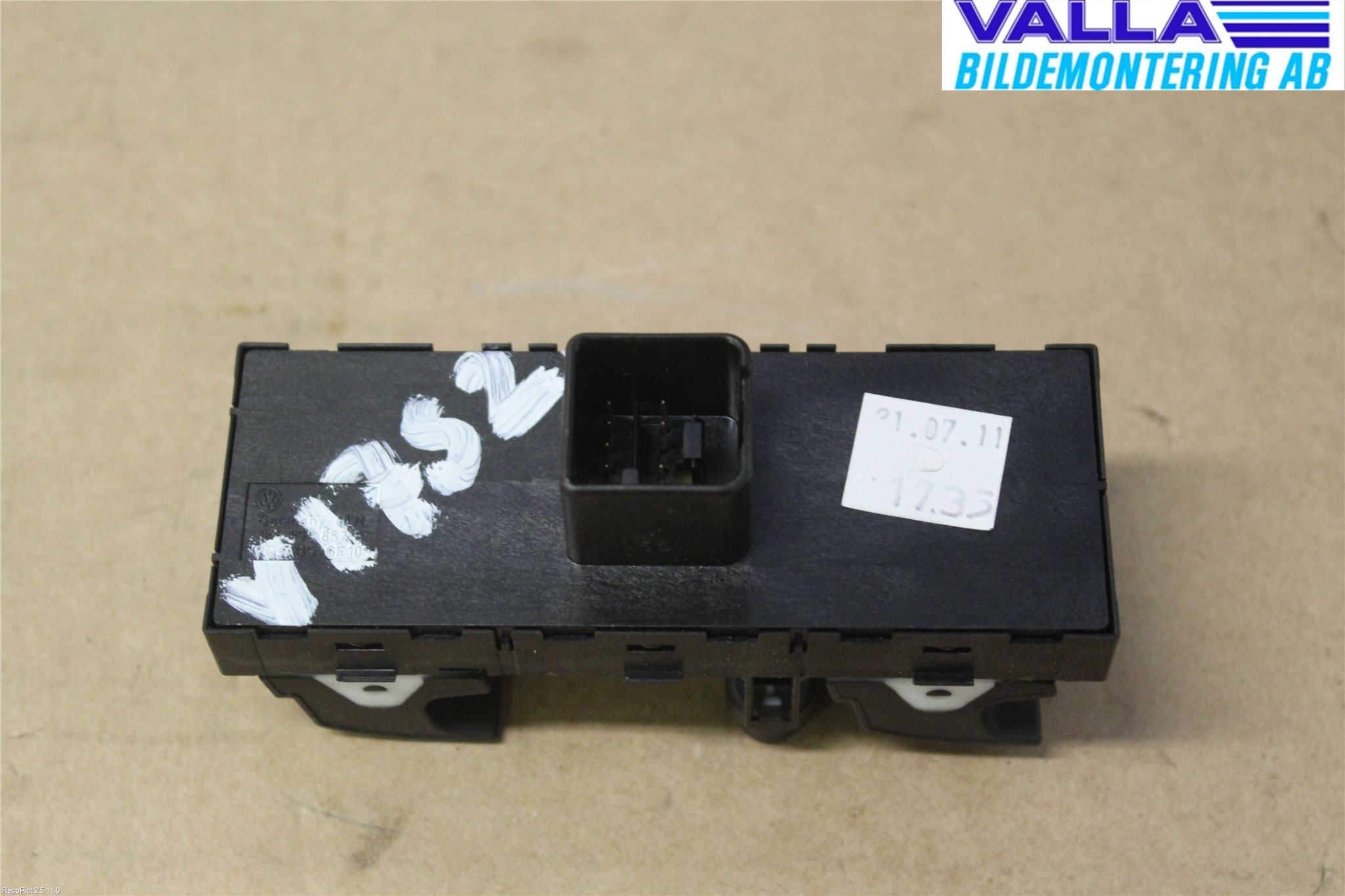 Volkswagen VW PASSAT 11-14 Strömställare Elhiss