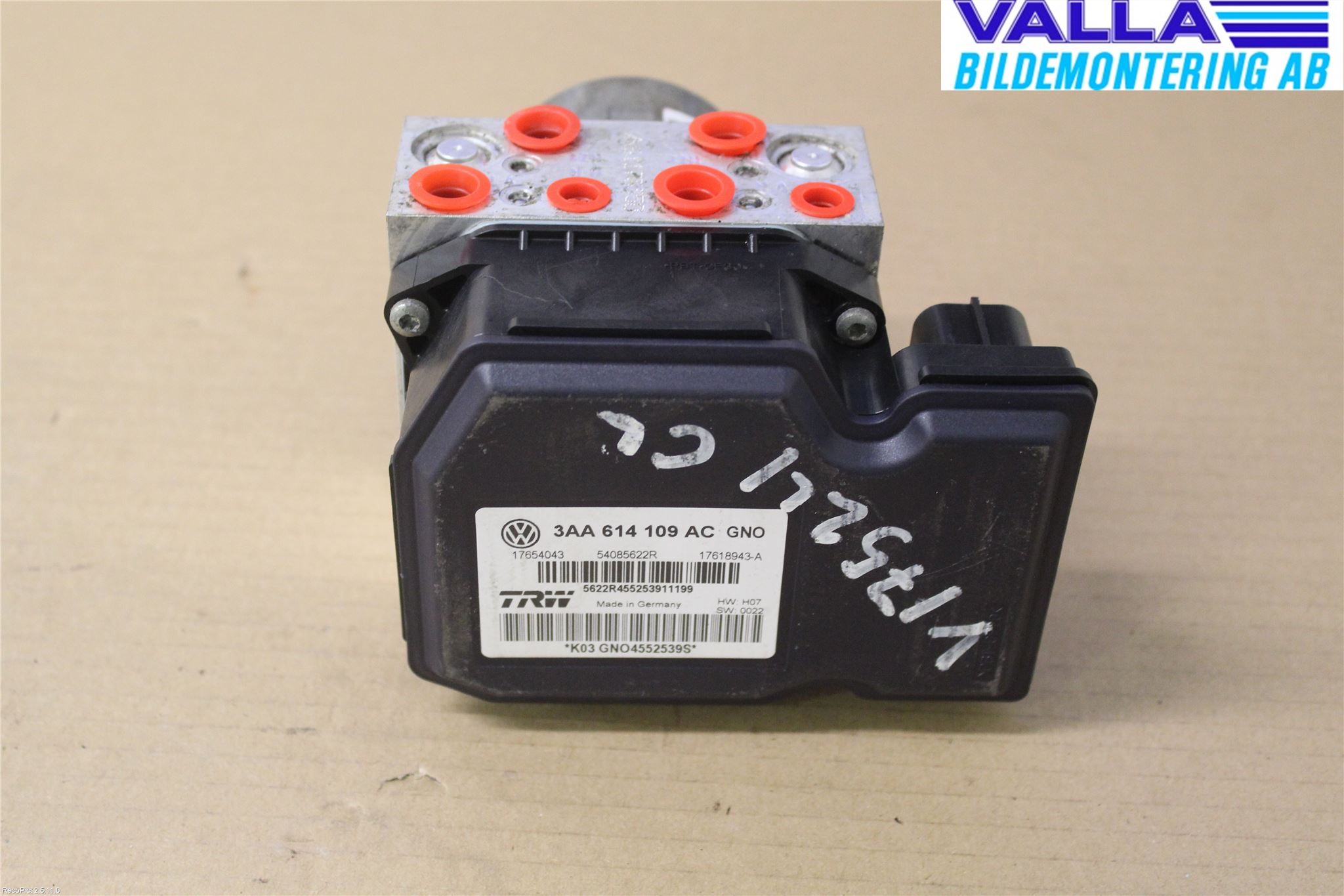 Volkswagen VW PASSAT 11-14 Abs Hydraulaggregat