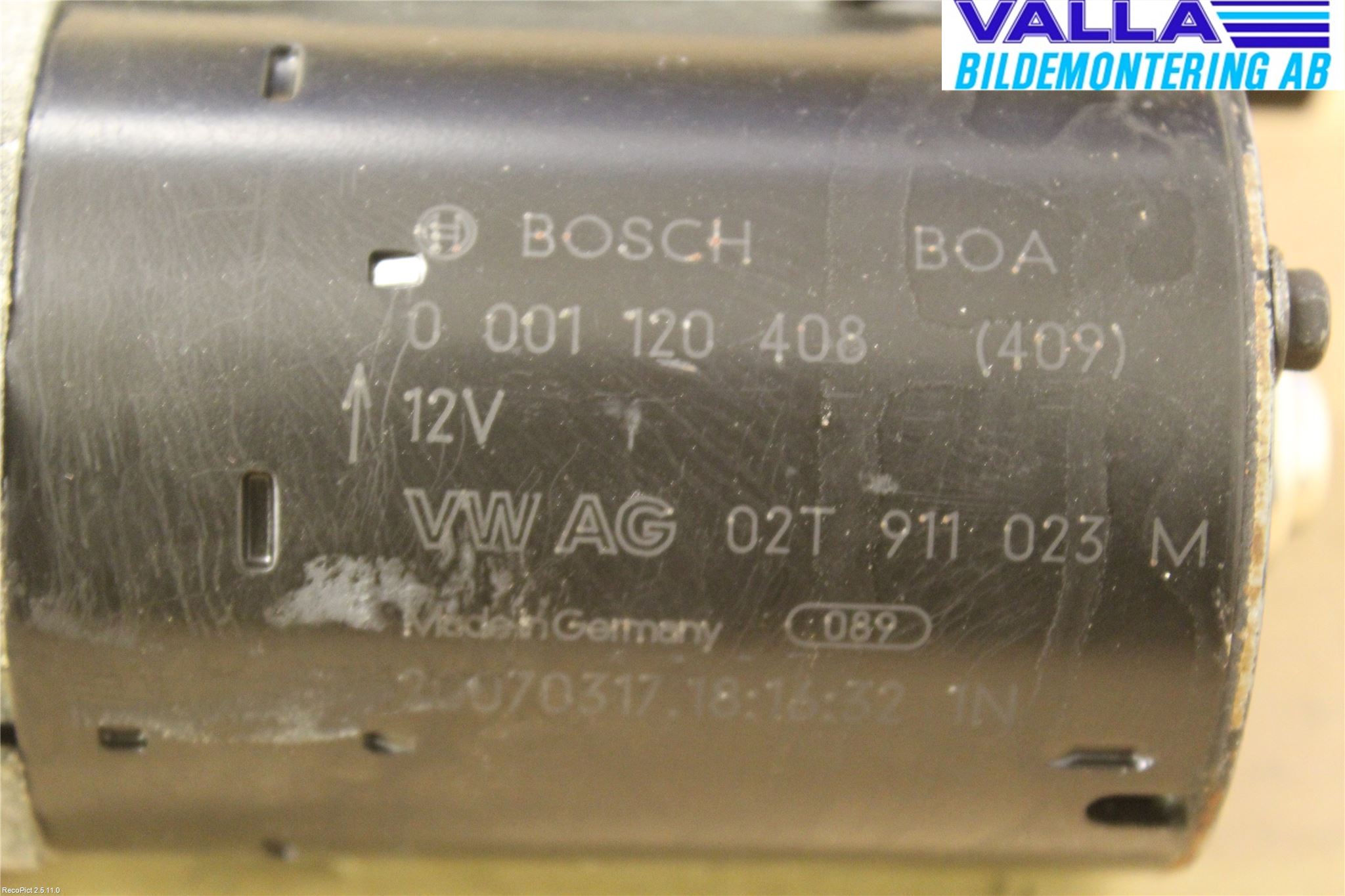 Seat ALTEA Startmotor