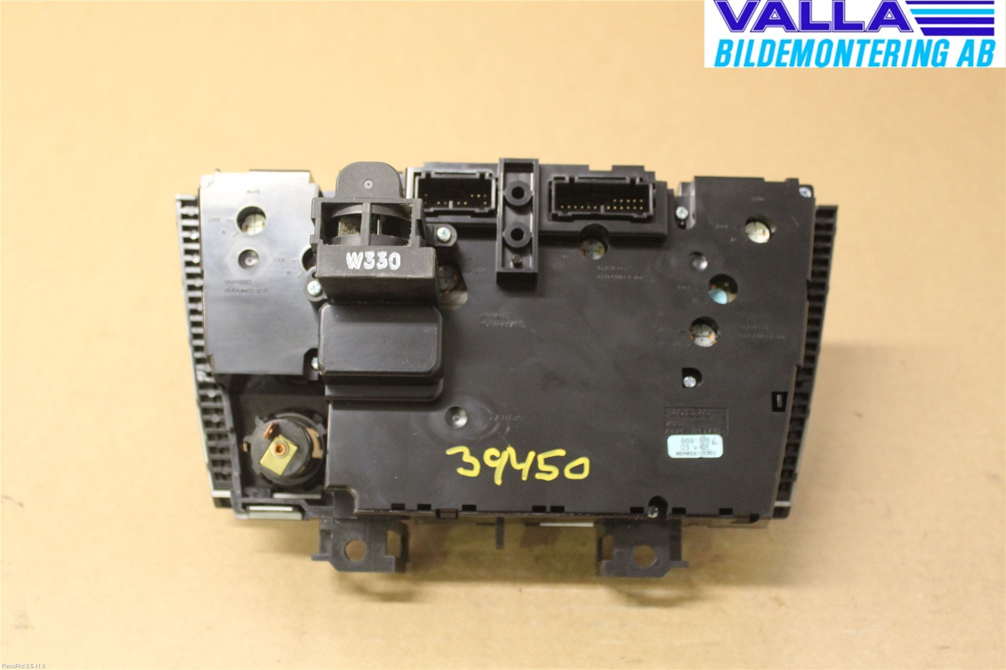 Volvo S60 01-04 Värmereglage