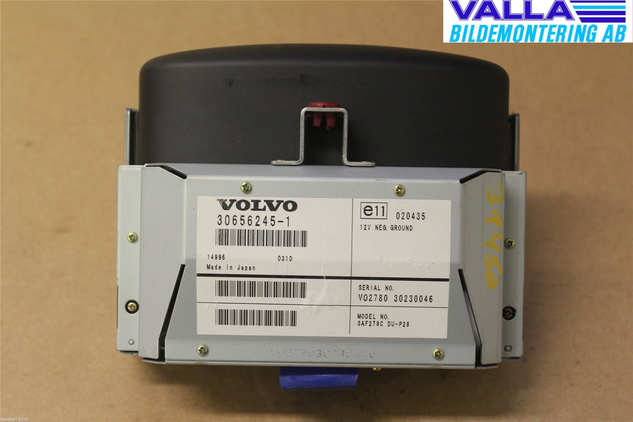 Volvo S60 01-04 Gps Navigator