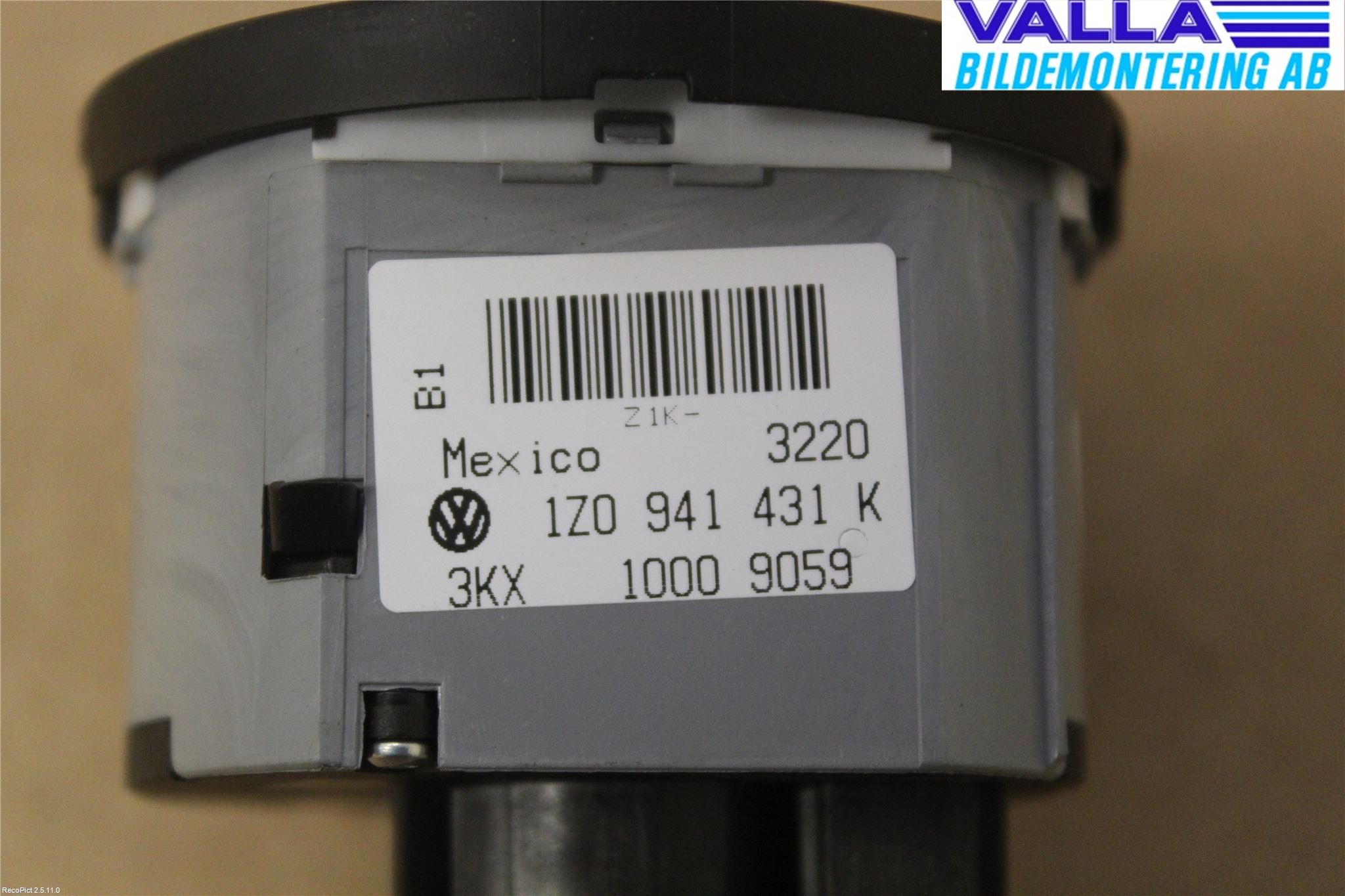 Skoda OCTAVIA (1Z) 05-13 Strömställare Ljus