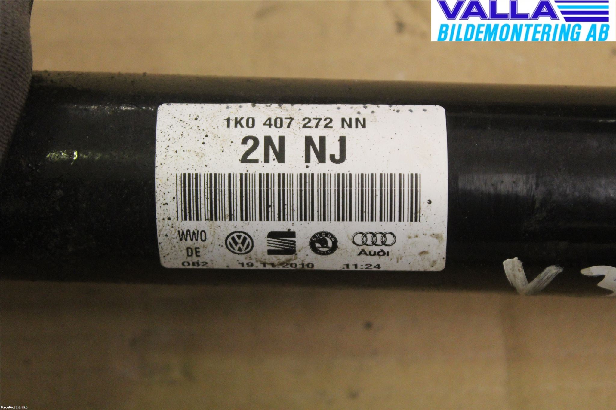 Skoda OCTAVIA (1Z) 05-13 Drivaxel Fram Höger