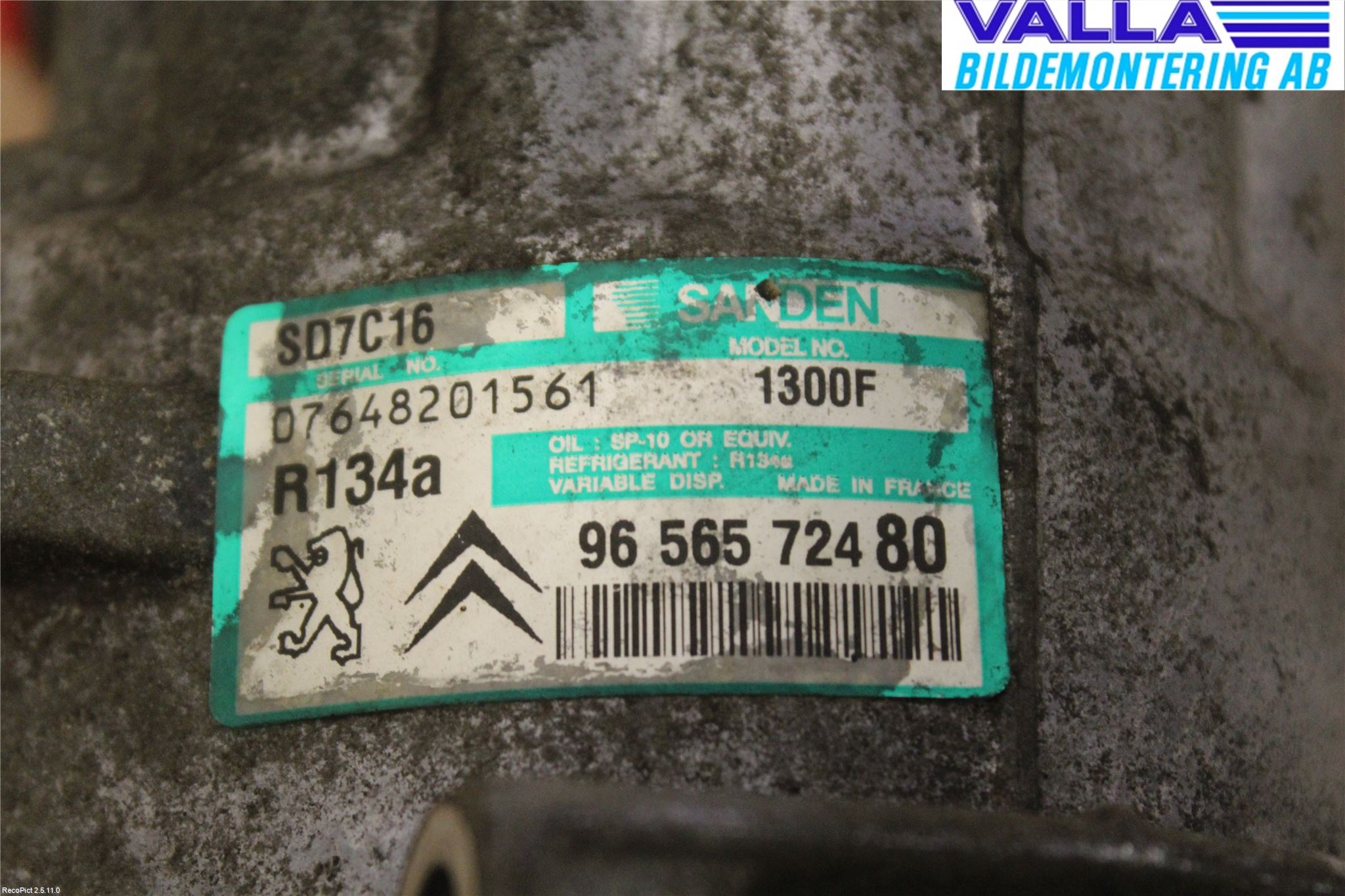 Citroen C5     05-08 Ac Kompressor