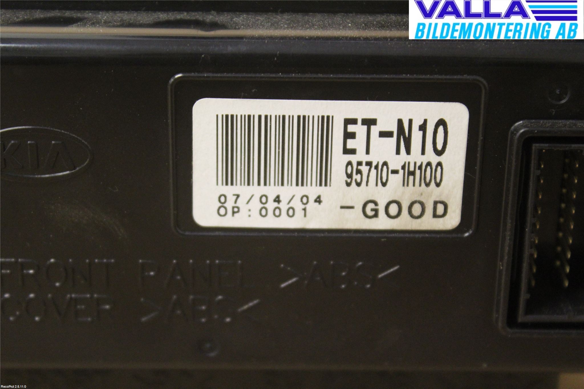 Kia CEED 06-12 Kontrolldisplay