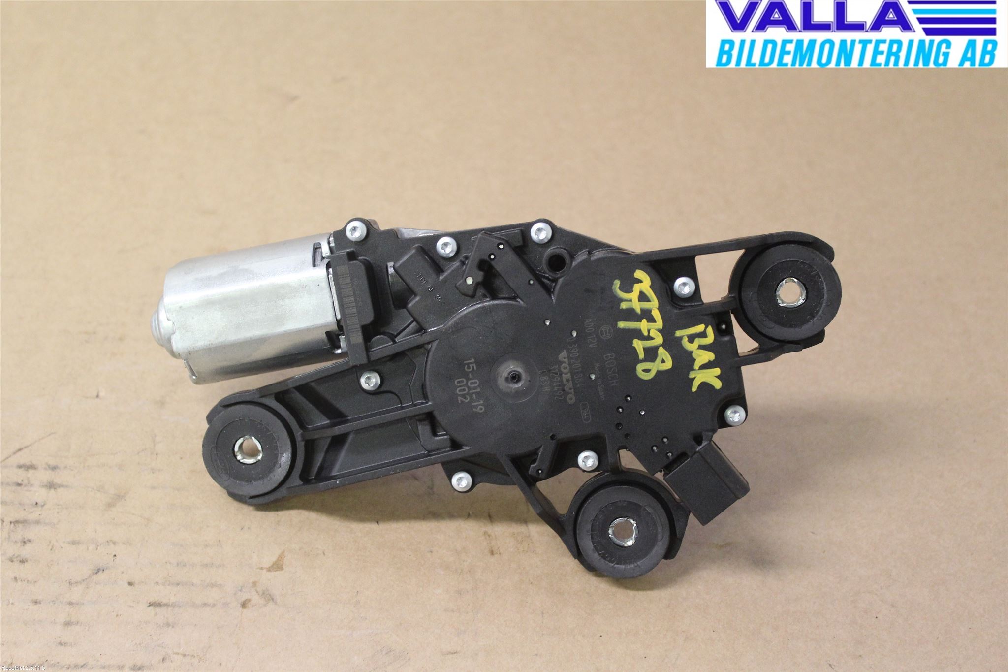 Volvo V40 CROSS COUNTRY 13-19 Torkarmotor Baklucka