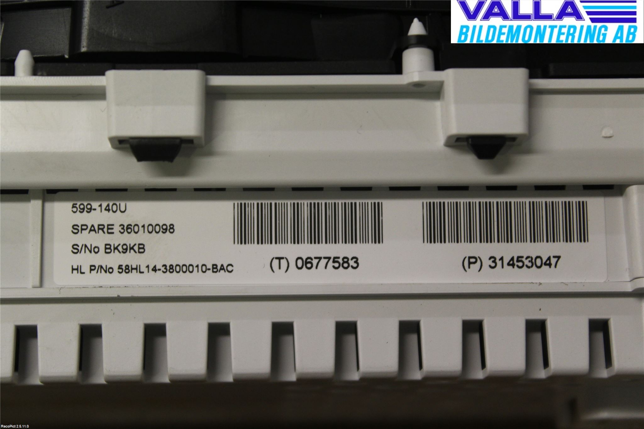 Volvo V40 CROSS COUNTRY 13-19 Instrument Komb