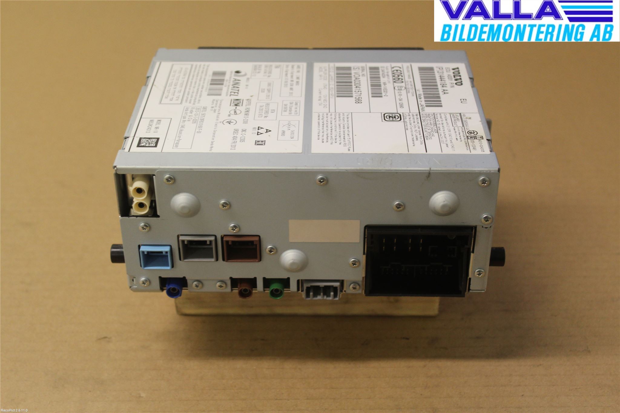 Volvo V70 14-16 Cd Radio - Multimediapanel