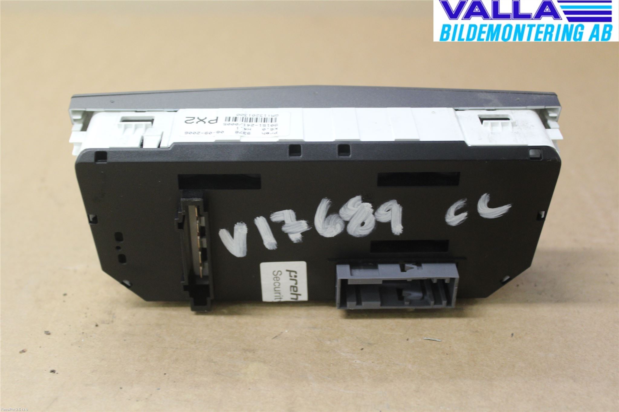 Opel ASTRA H 04-12 Värmereglage