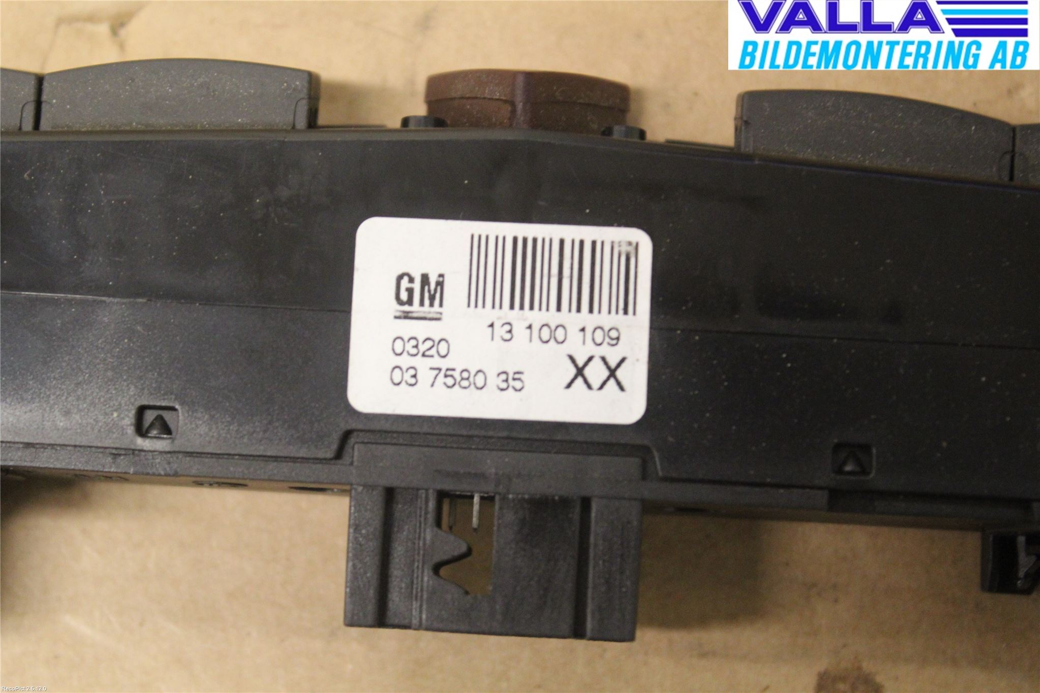 Opel ASTRA H 04-12 Strömställare Varnings