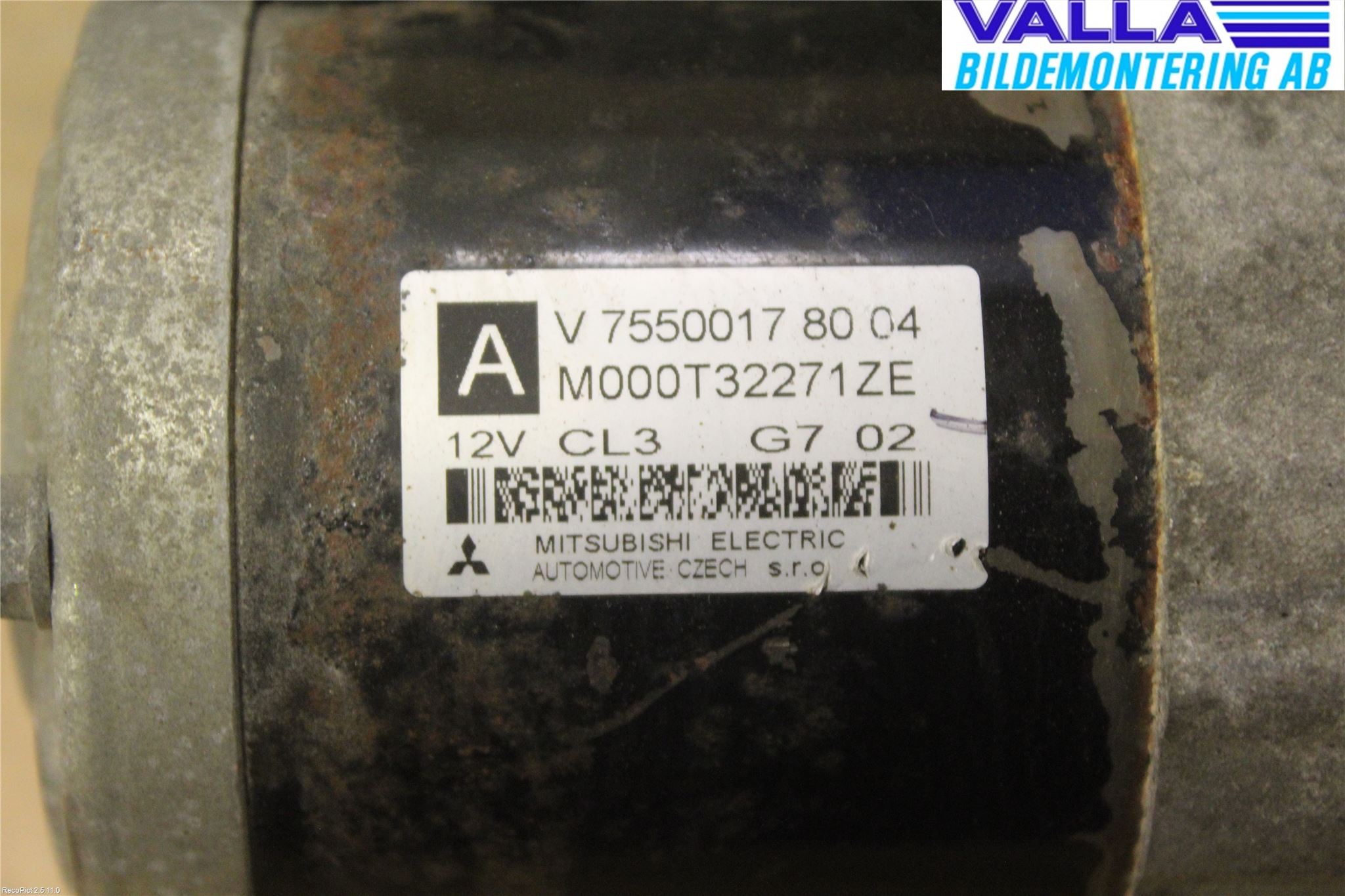 Peugeot 207 Startmotor