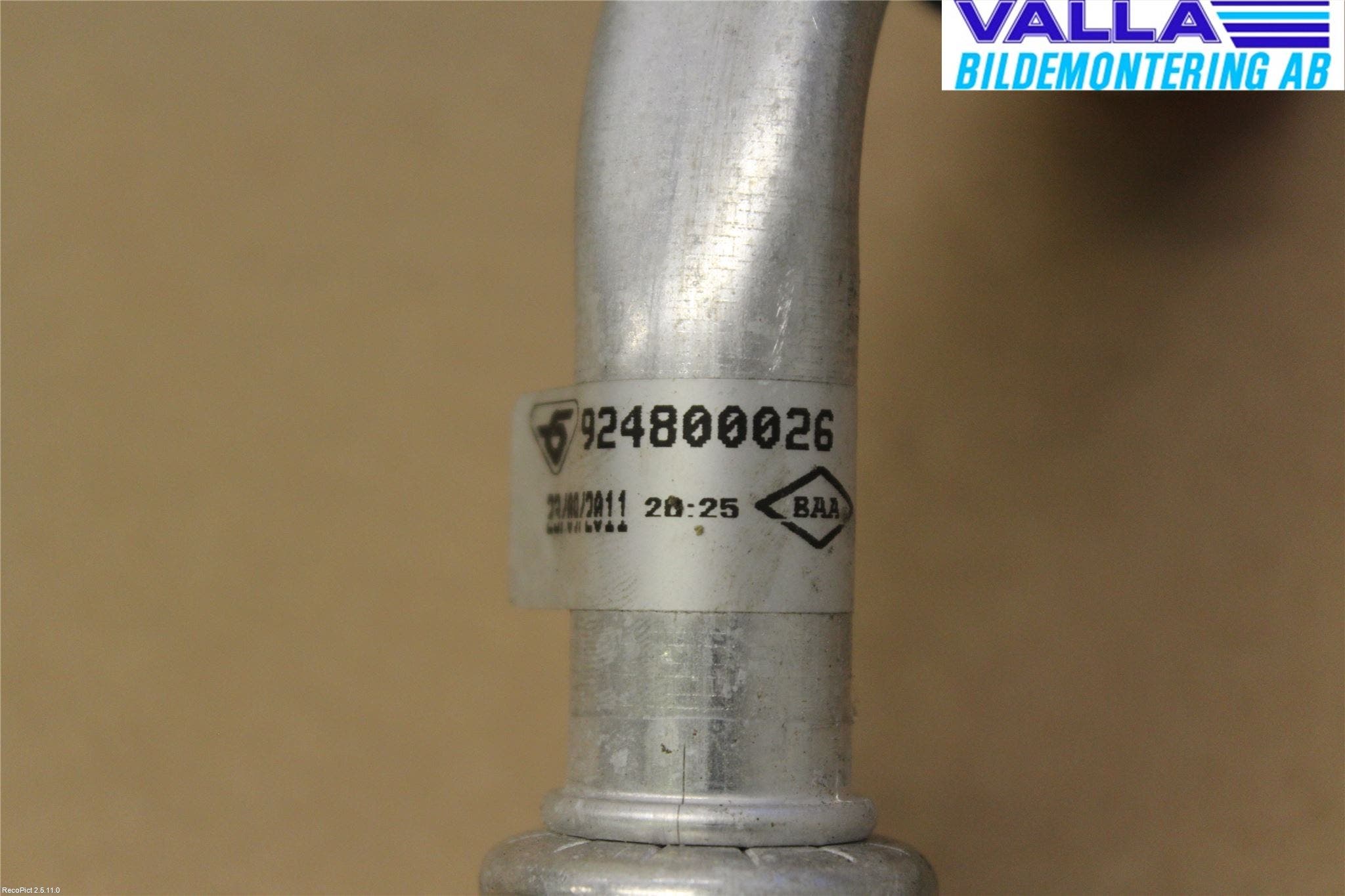 Renault MEGANE III 09-15 Ac Slang-Rör