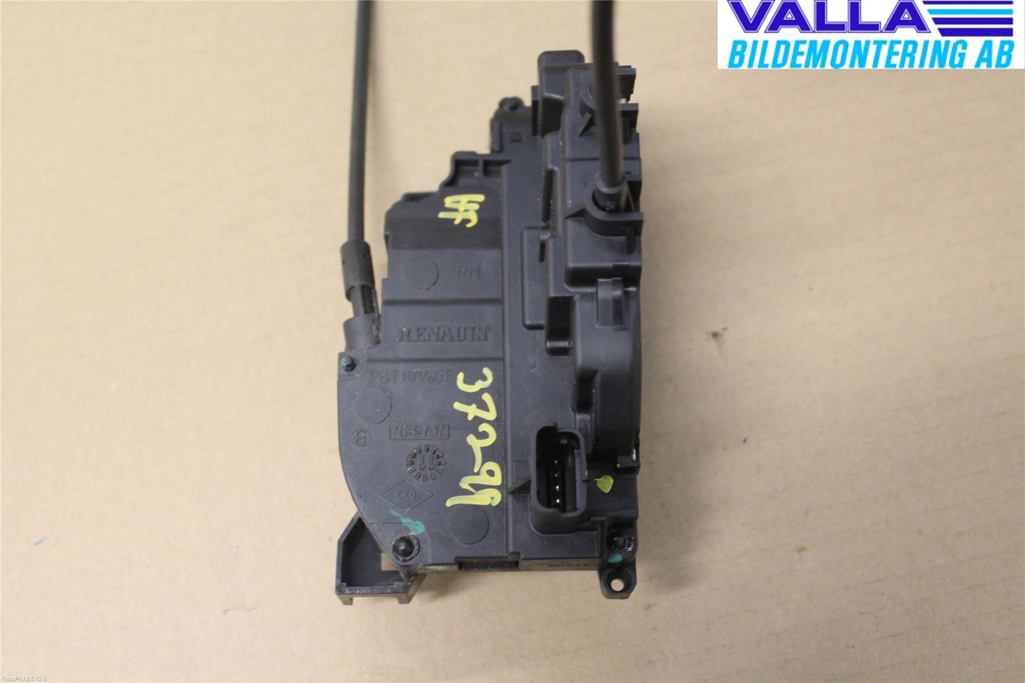 Renault MEGANE III 09-15 Låskista-Dörrlås