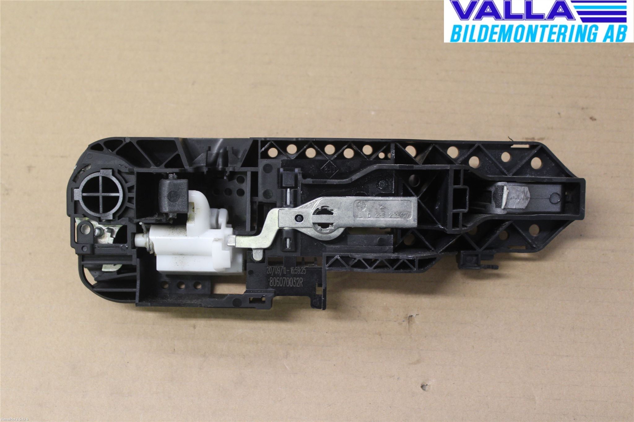 Renault MEGANE III 09-15 Dörrhandtag Yttre Vä