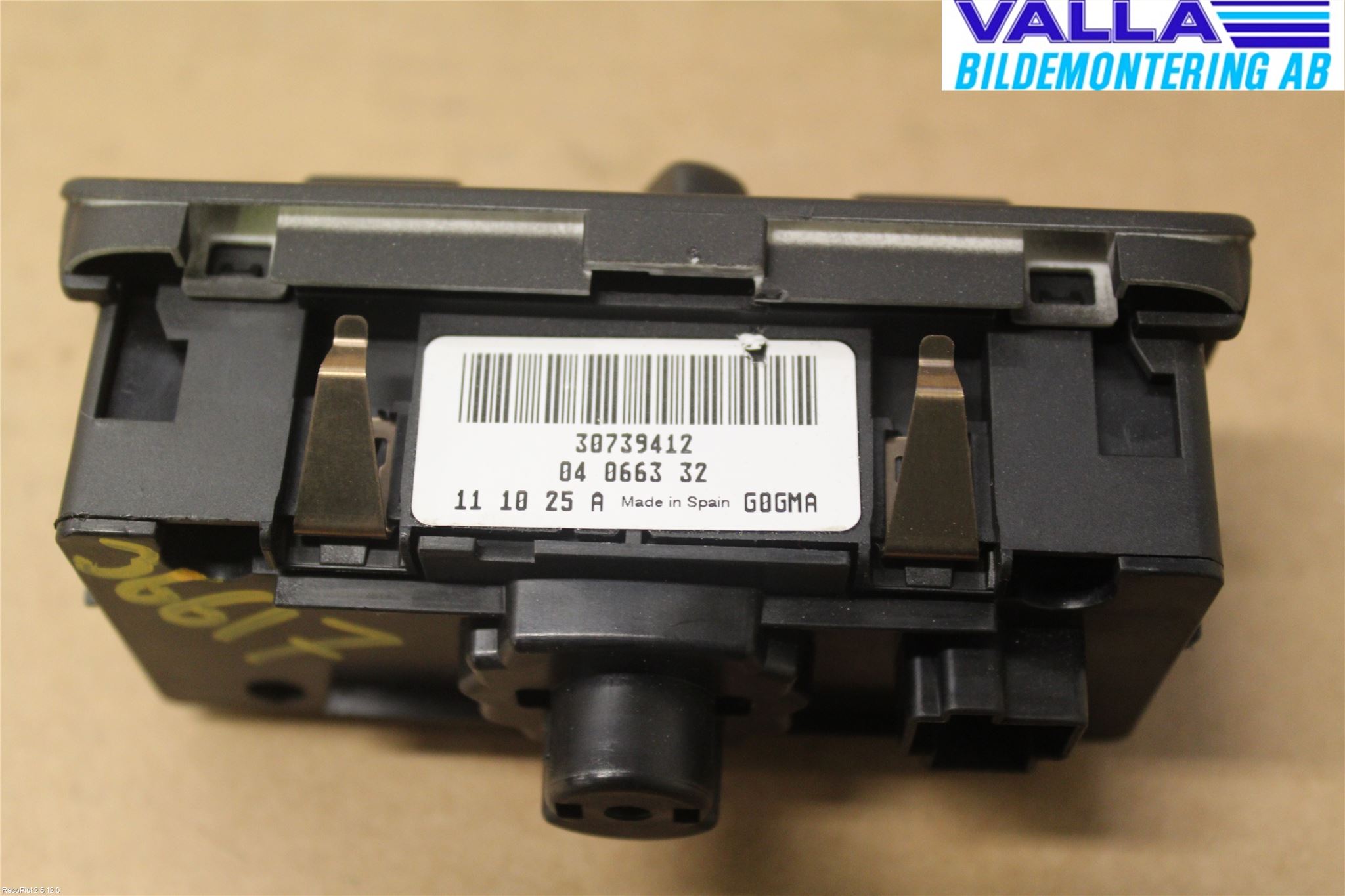 Volvo V60 11-13 Strömställare Ljus