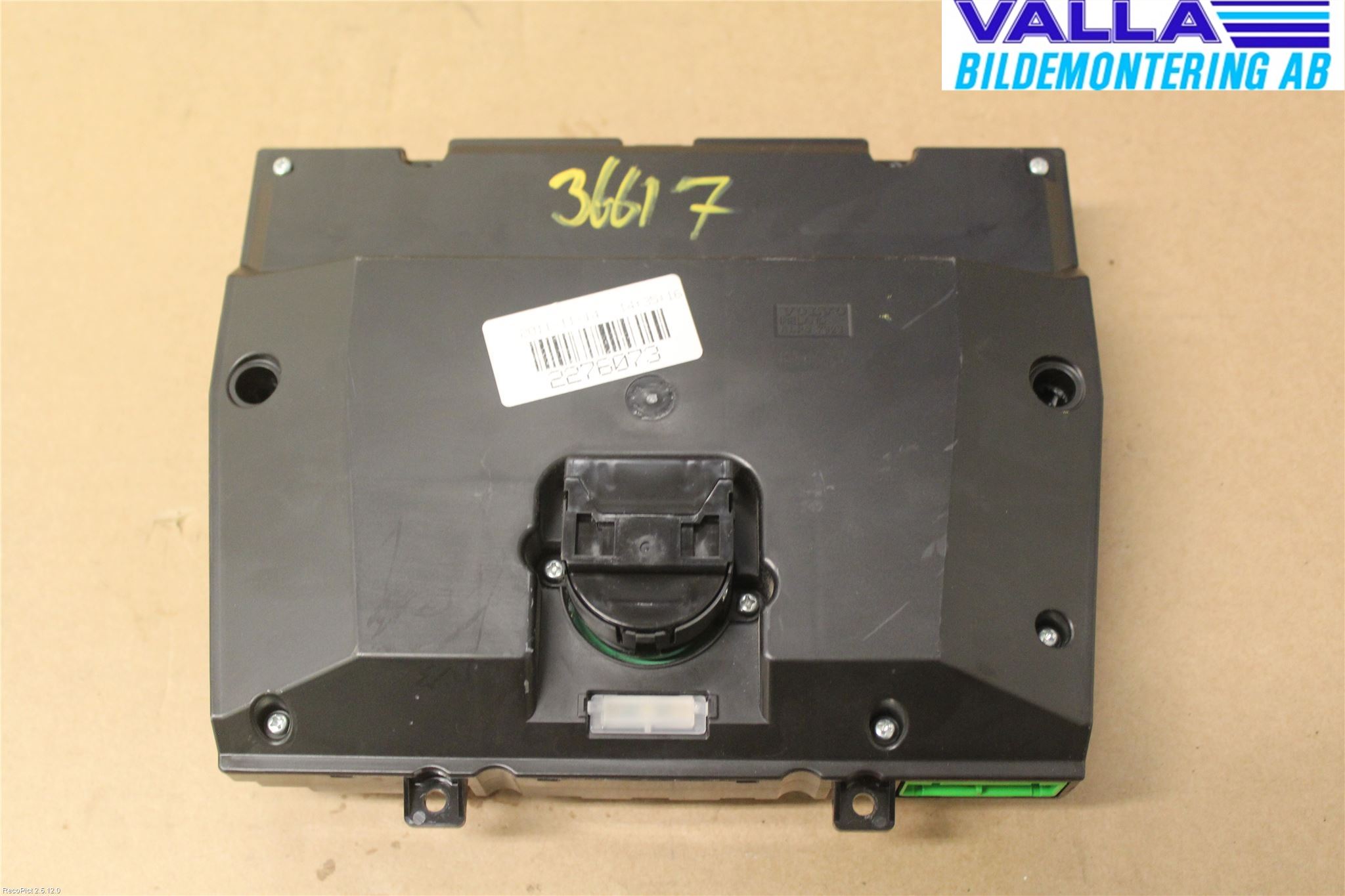 Volvo V60 11-13 Värmereglage