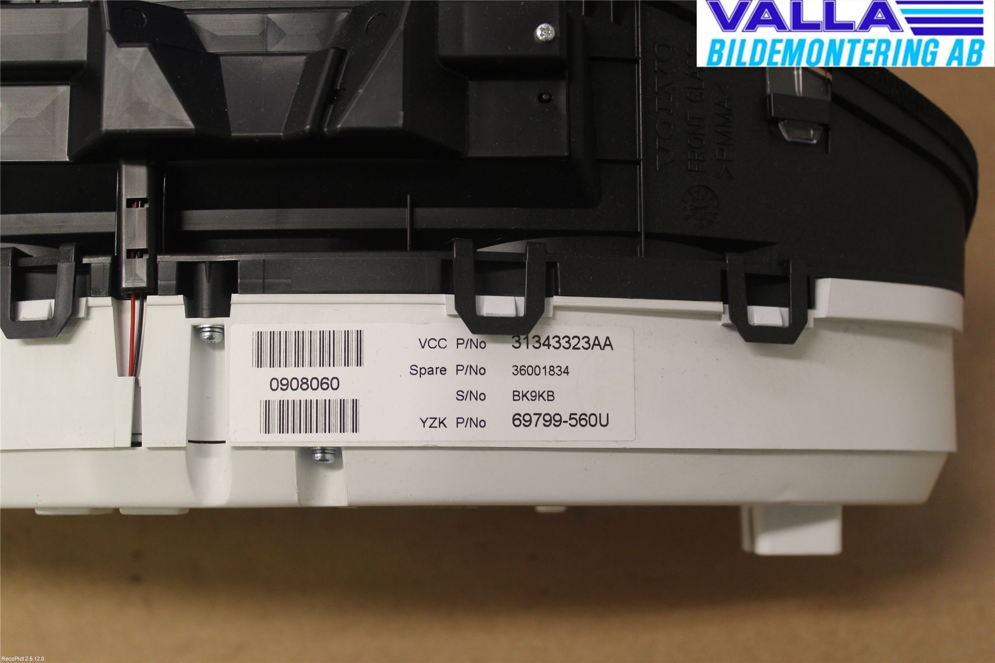 Volvo V60 11-13 Instrument Komb