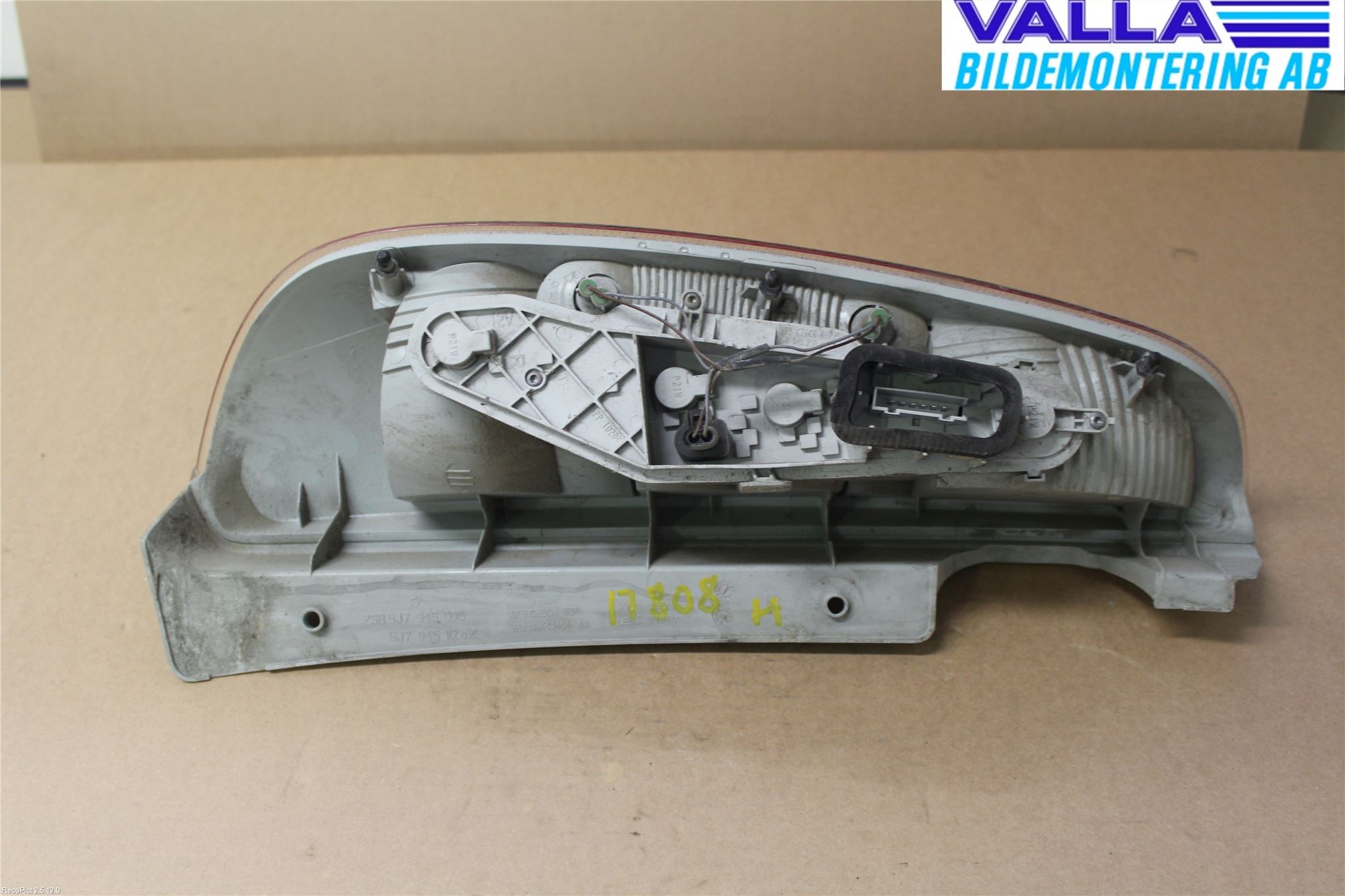 Skoda PRAKTIK Bakljus Höger