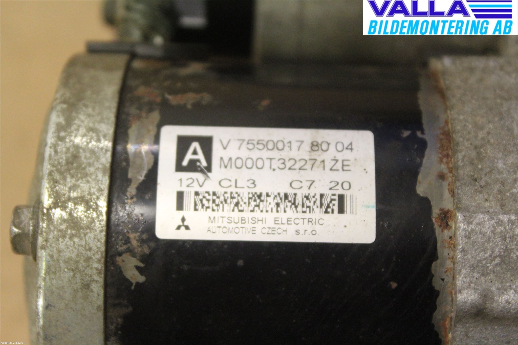 Peugeot 207 Startmotor