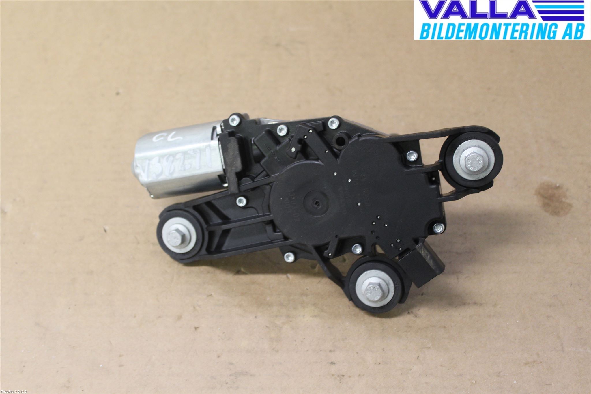 Volvo V60 11-13 Torkarmotor Baklucka