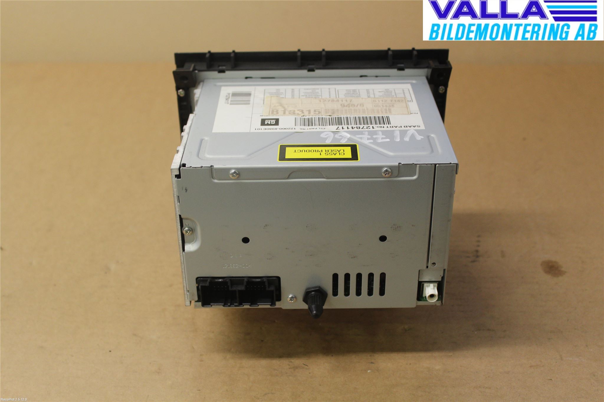Saab 9-3 VER2/VER3 08-15 Cd Radio - Multimediapanel
