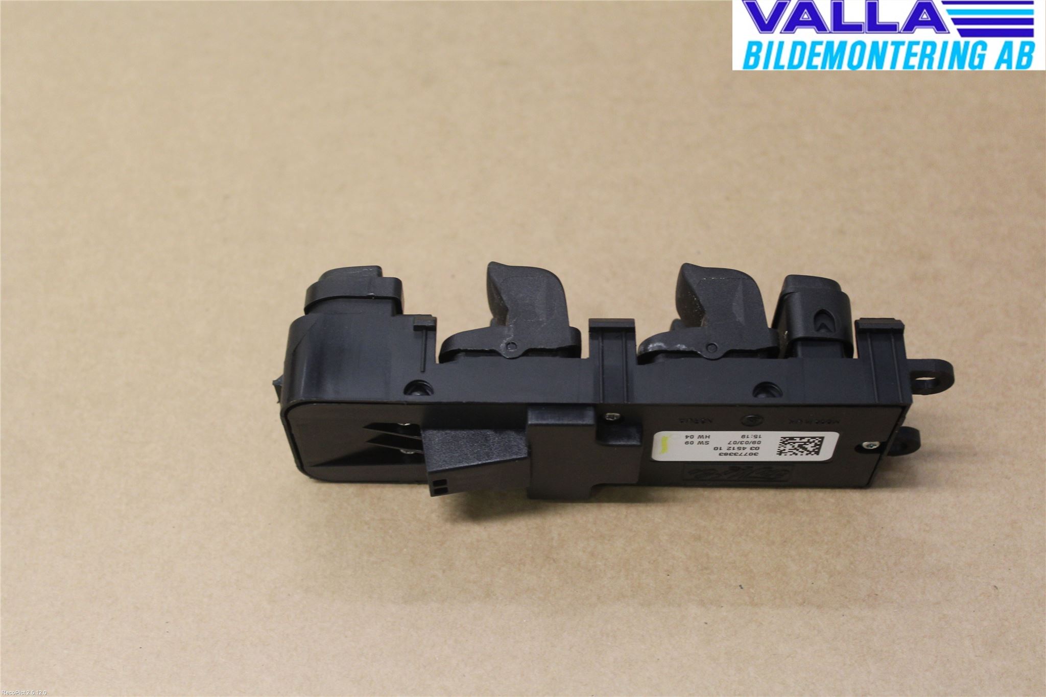 Volvo S80 07-13 Strömställare Elhiss