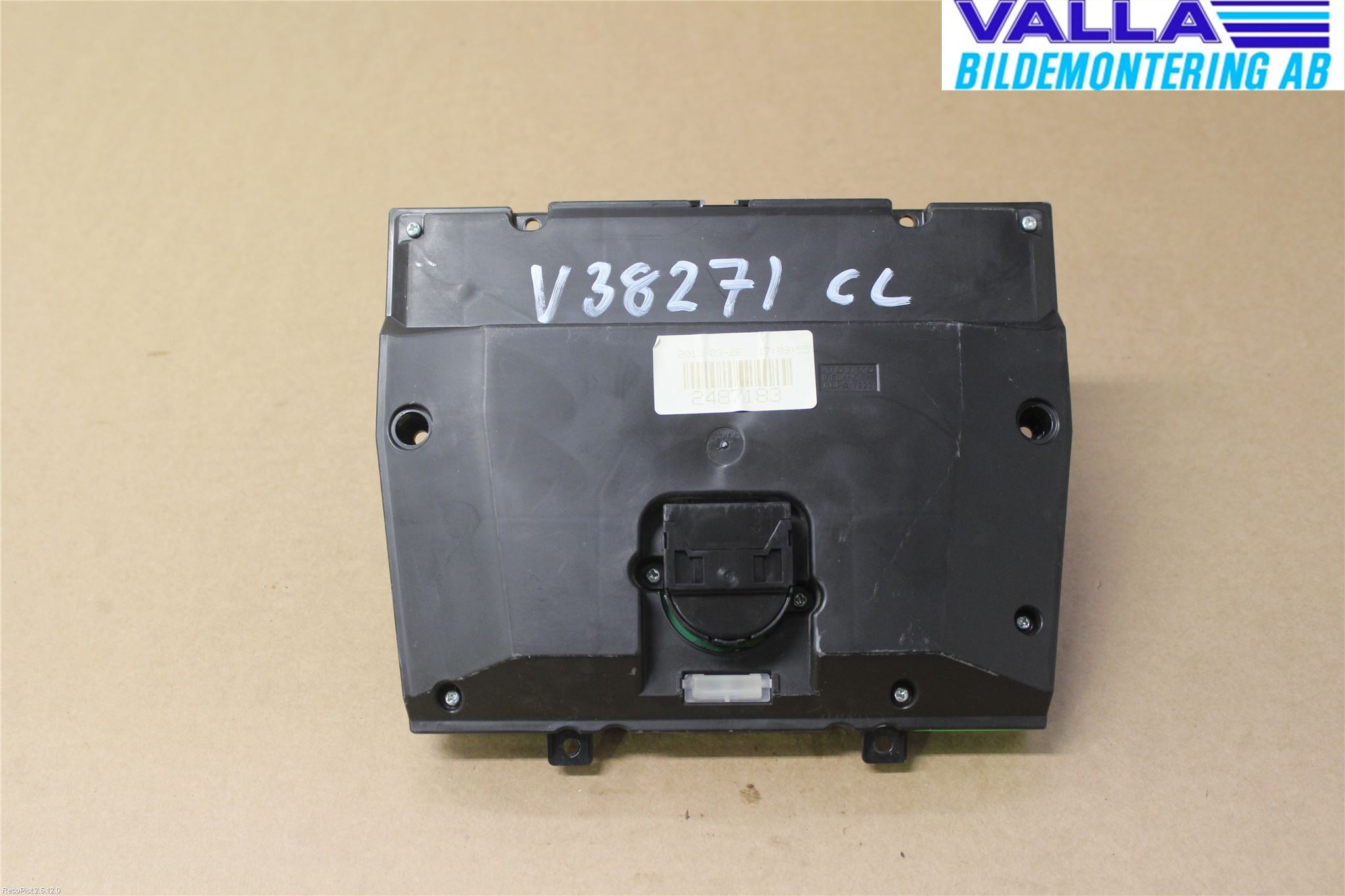 Volvo V60 11-13 Värmereglage