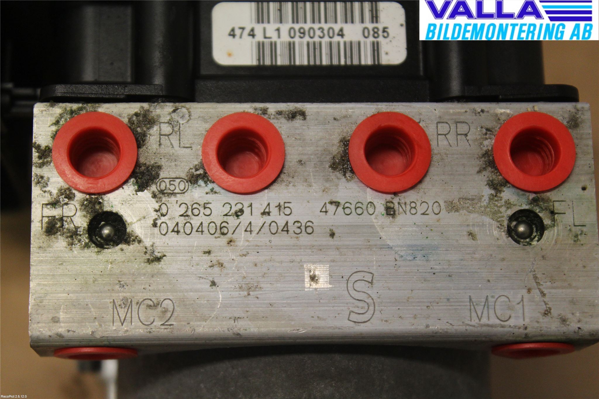 Nissan ALMERA    00-06 Abs Hydraulaggregat