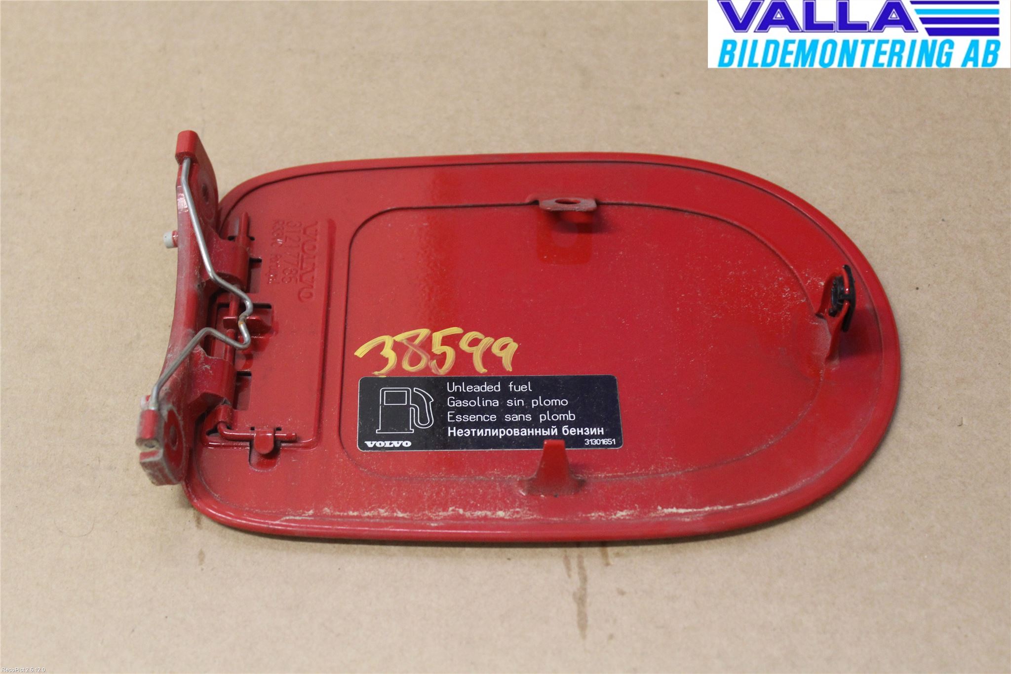 Volvo C30 10-13 Tanklucka