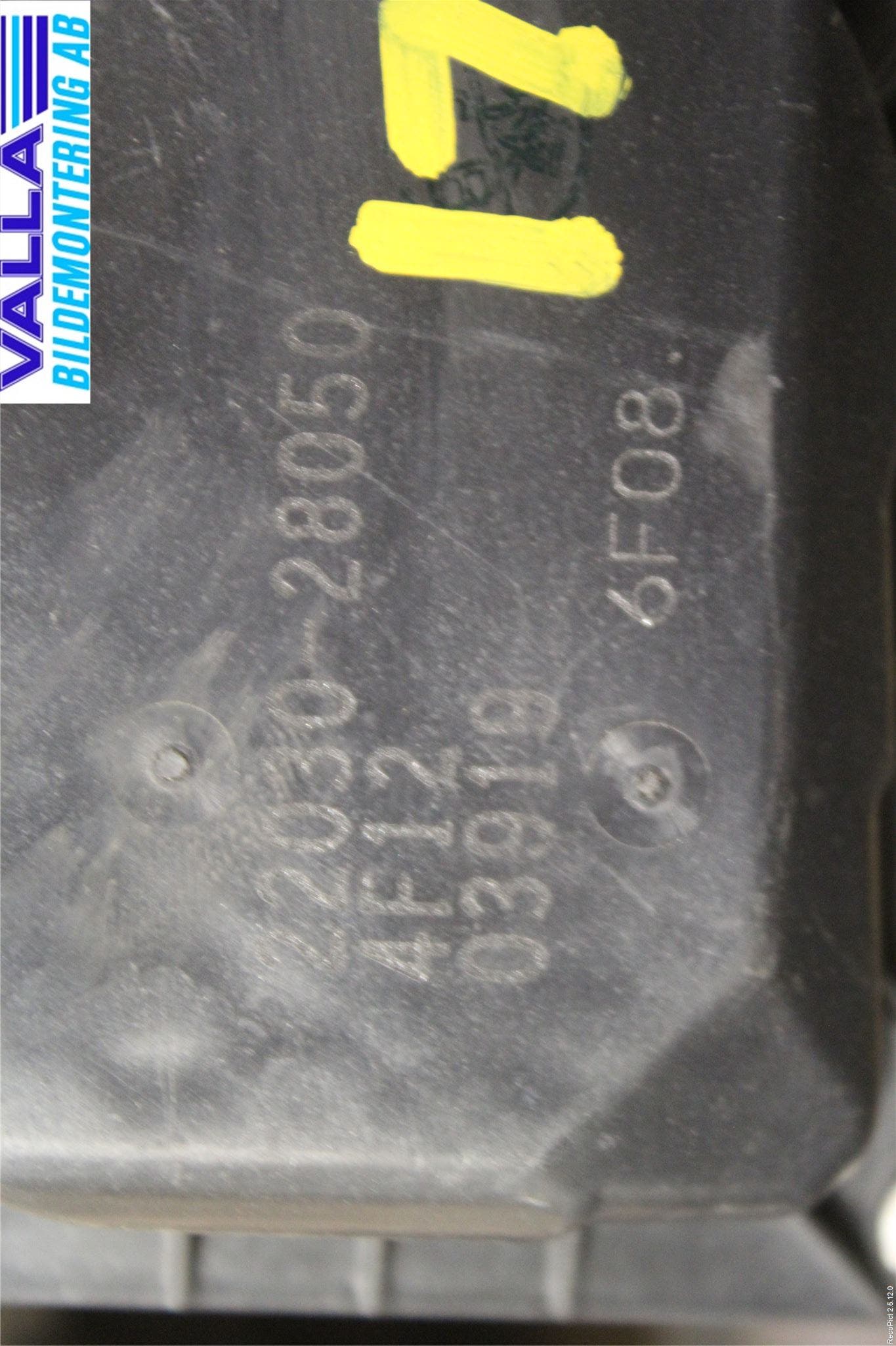 Toyota AVENSIS 03-06 Injspjällhus