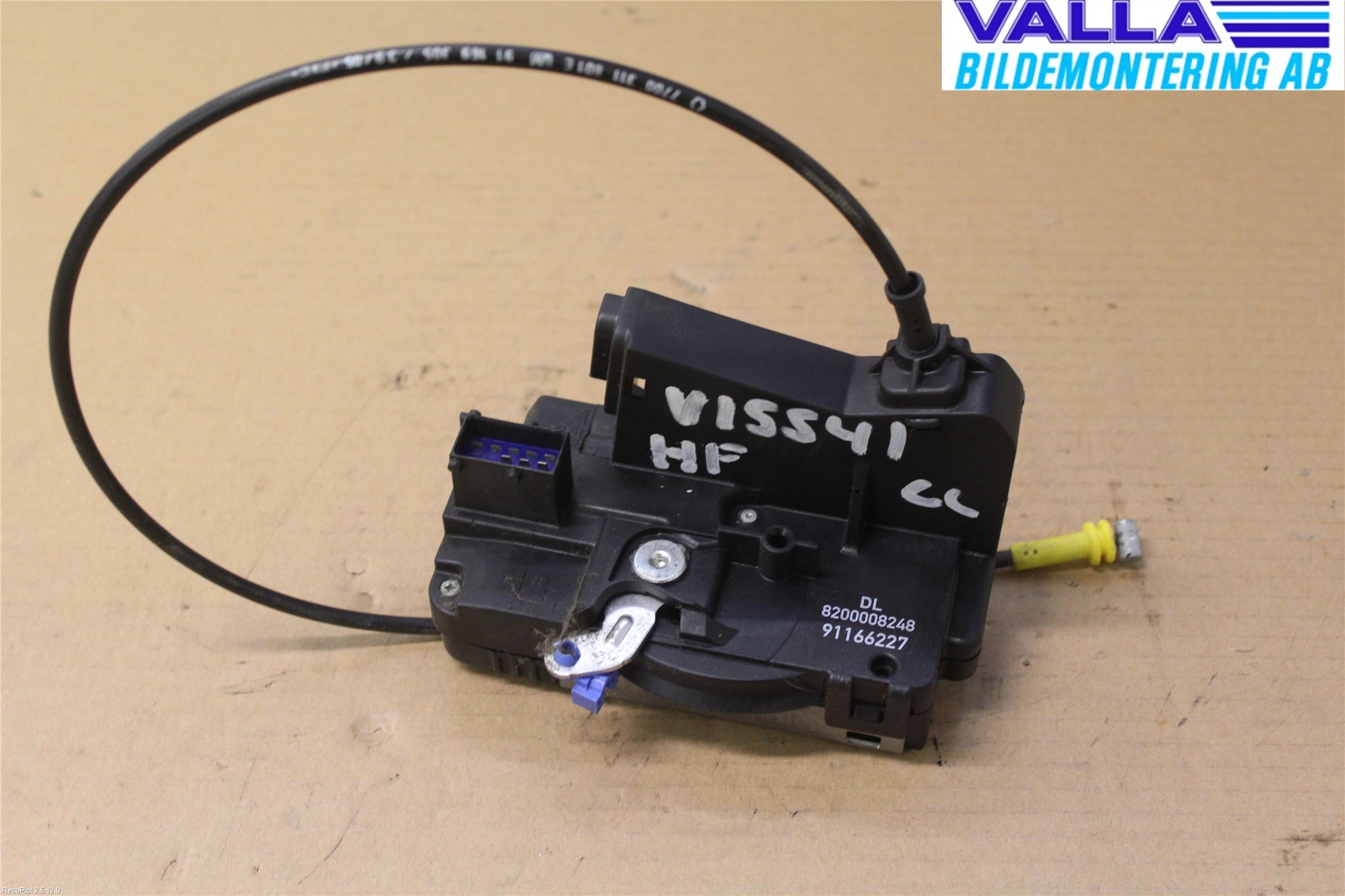 Opel VIVARO 01-14 Låskista-Dörrlås