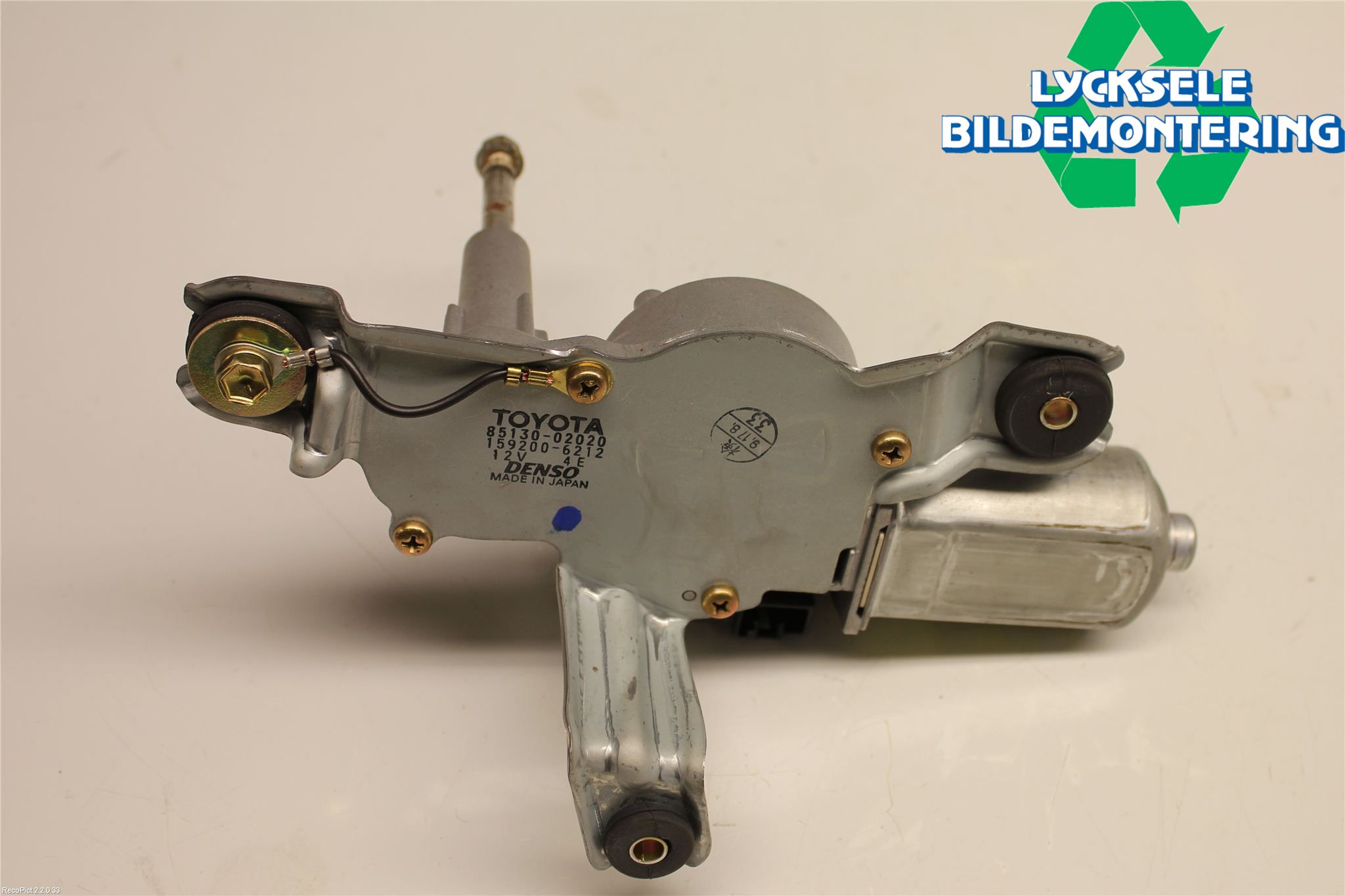 Toyota COROLLA 02-07 Torkarmotor Baklucka