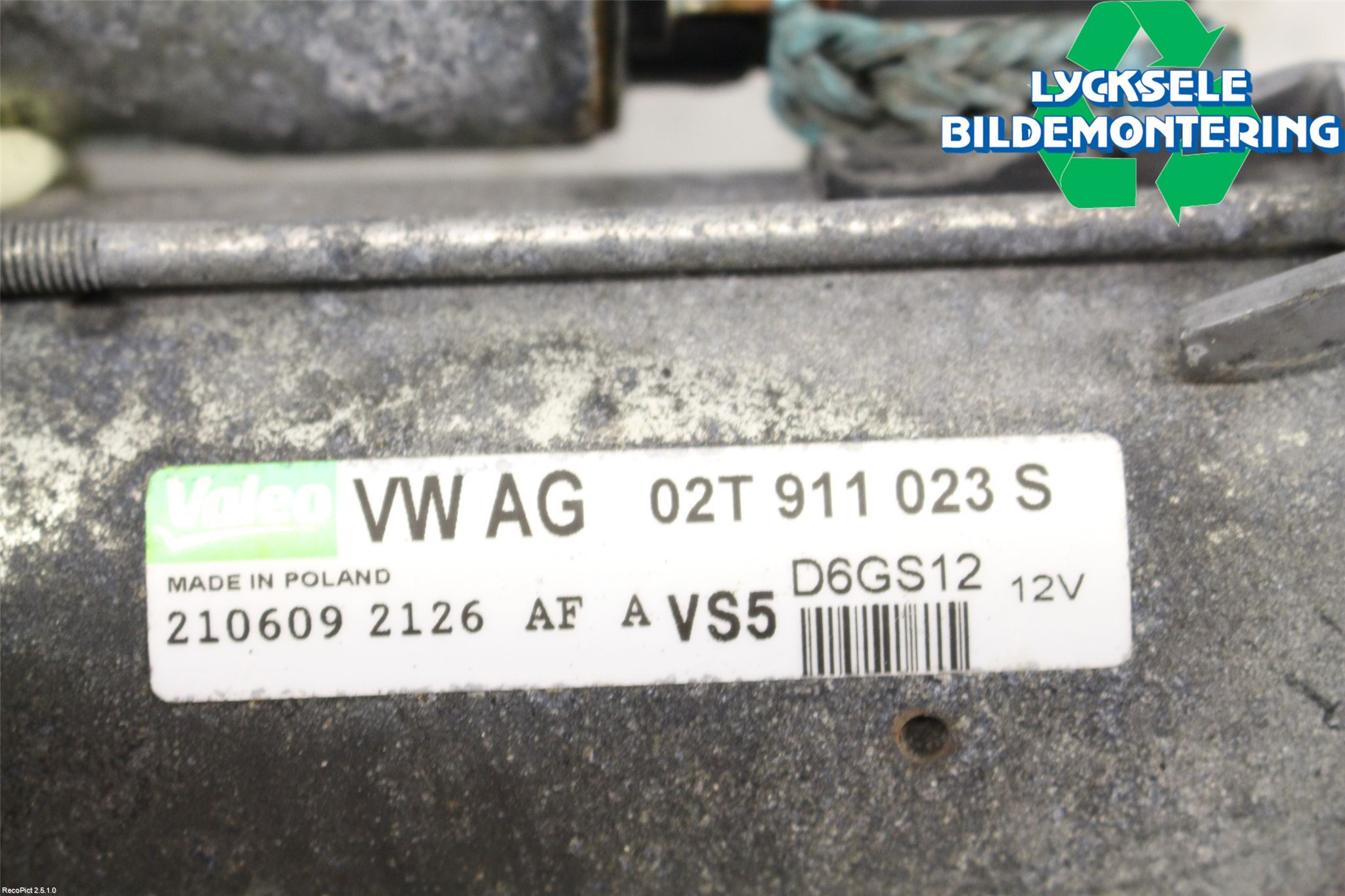 Skoda FABIA 07-14 Startmotor