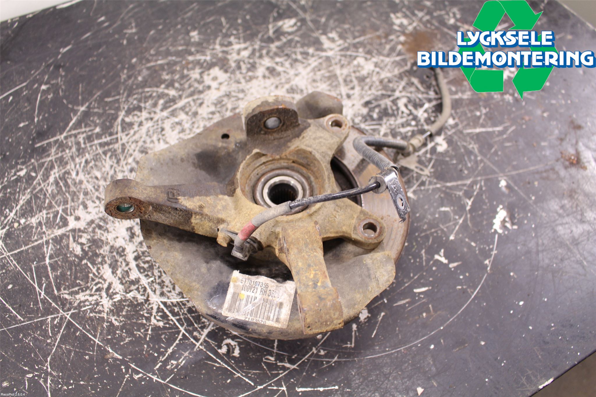 Kia PICANTO    04-11 Styrspindel Lagerhus Hö