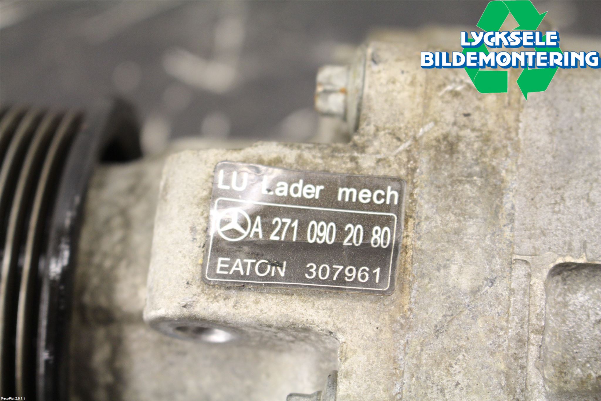 Mercedes-Benz MB E-KLASS (W211) 02-09 Kompressor Remdriven