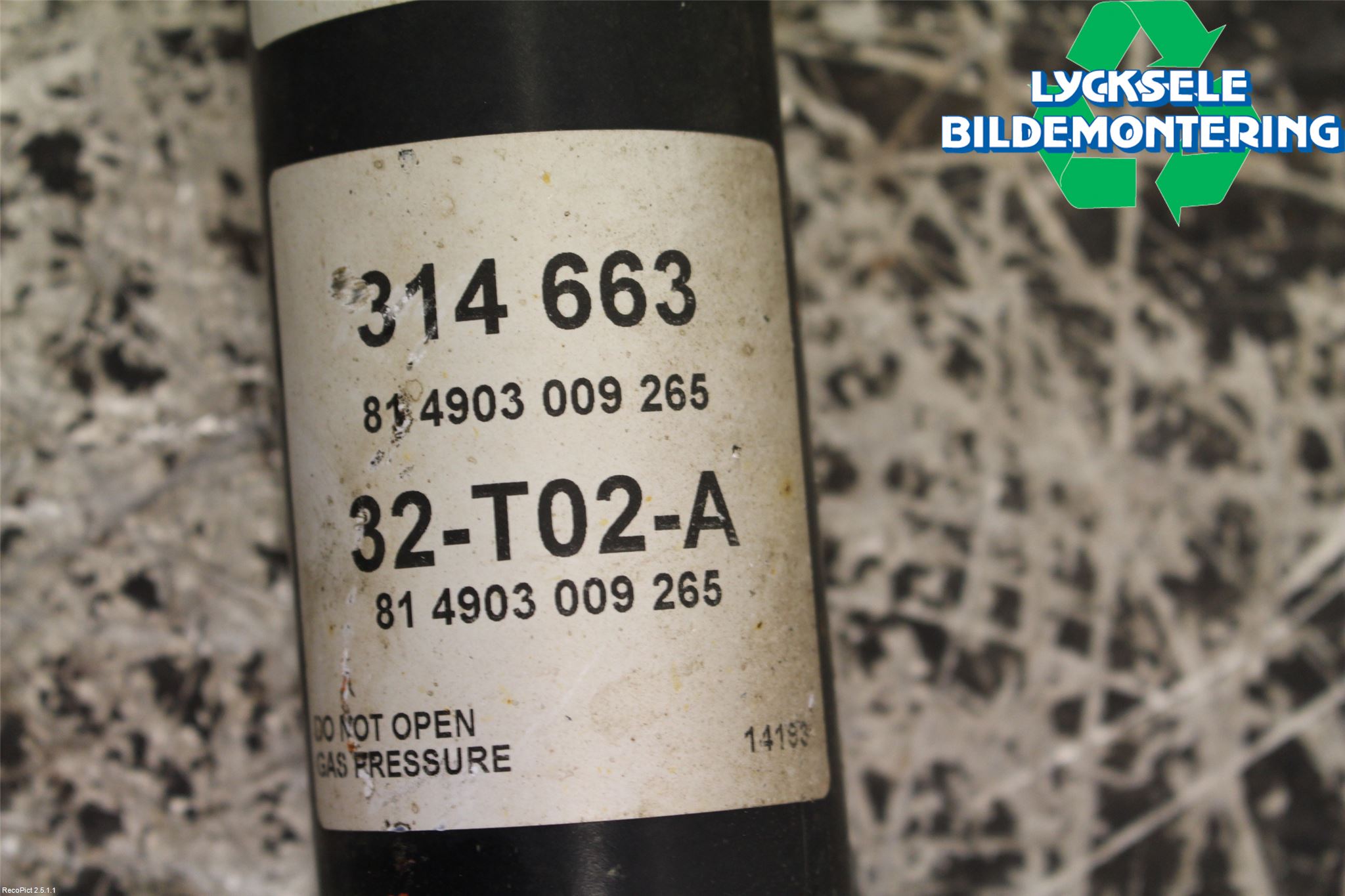 Citroen JUMPY 07-16 Stötdämpare Bak