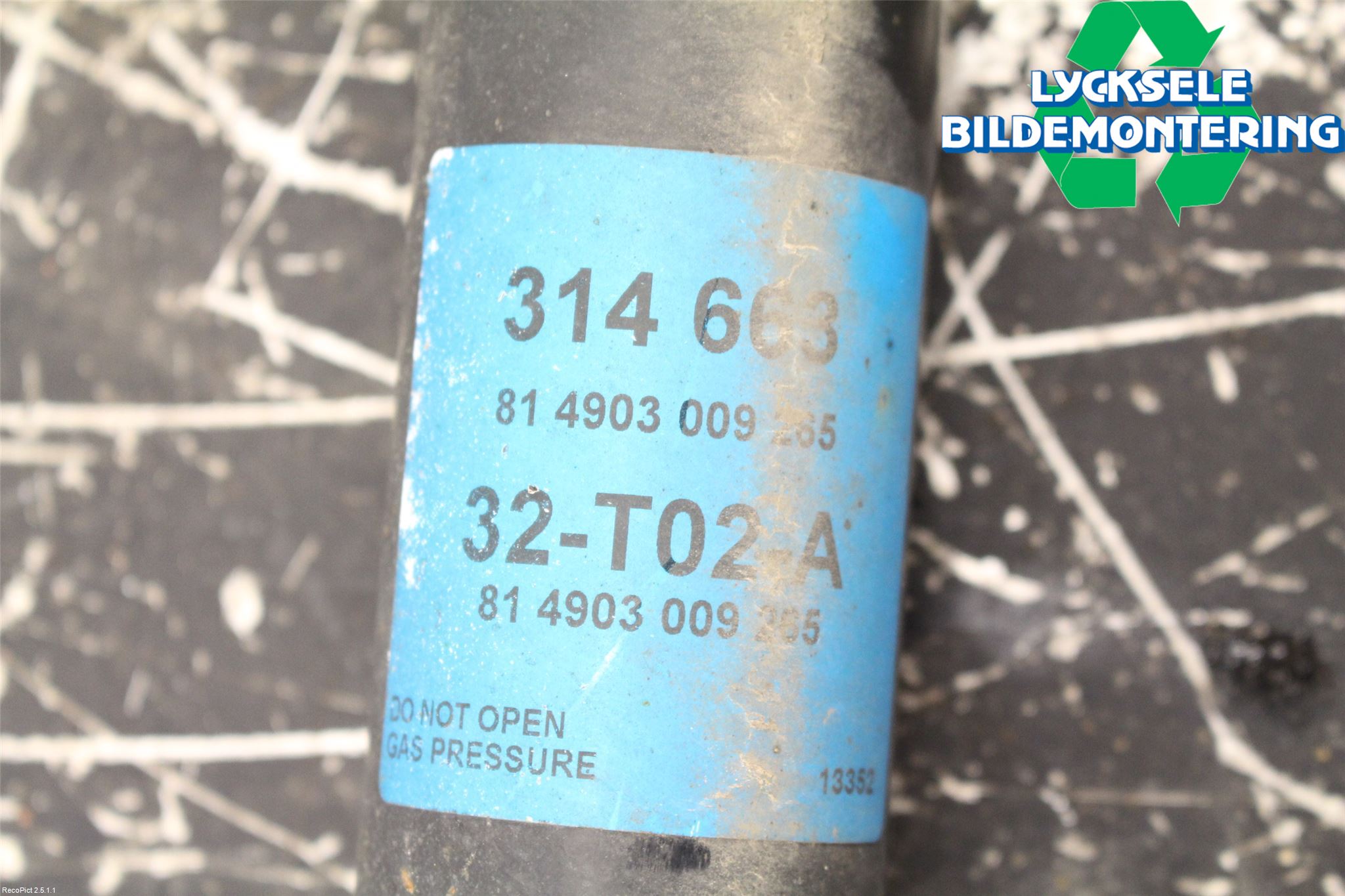 Citroen JUMPY 07-16 Stötdämpare Bak