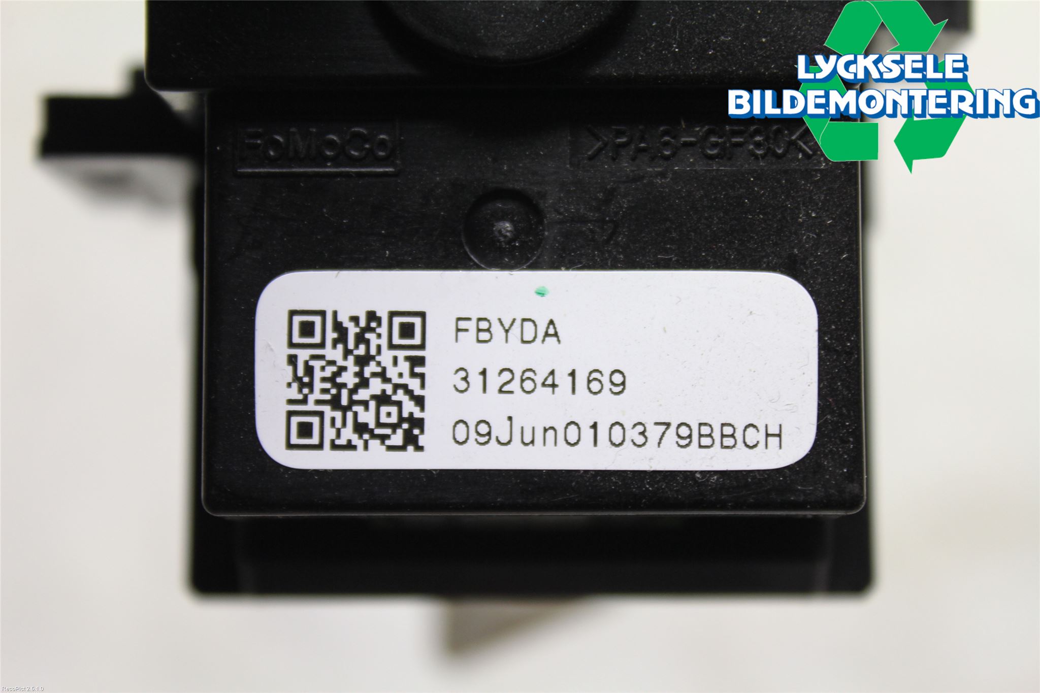 Volvo V70 08-13 Spak Torkar-Spolomk