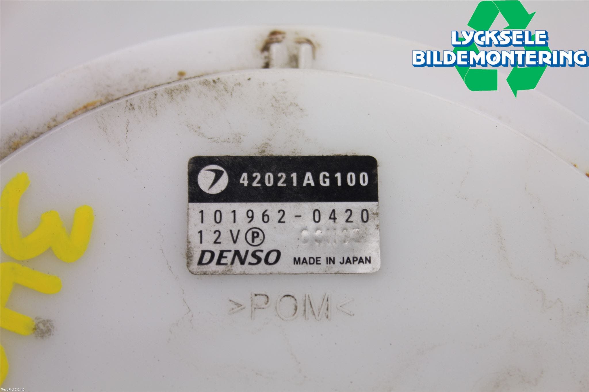 Subaru LEGACY 04-06 Bränsle Insppump Bensin