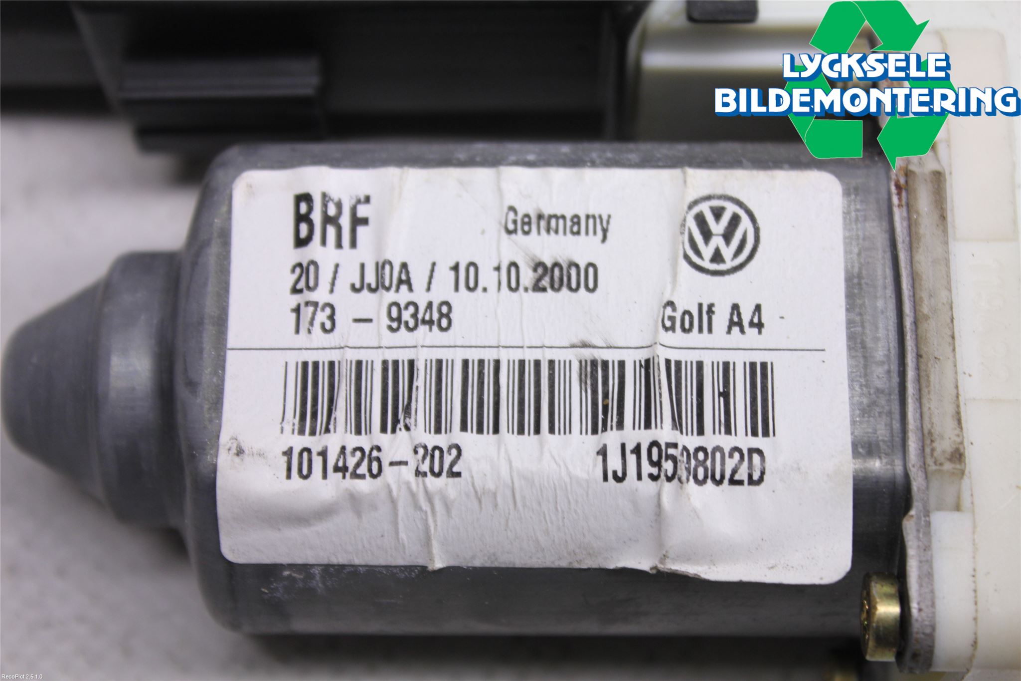 Volkswagen VW BORA Fönsterhissmotor