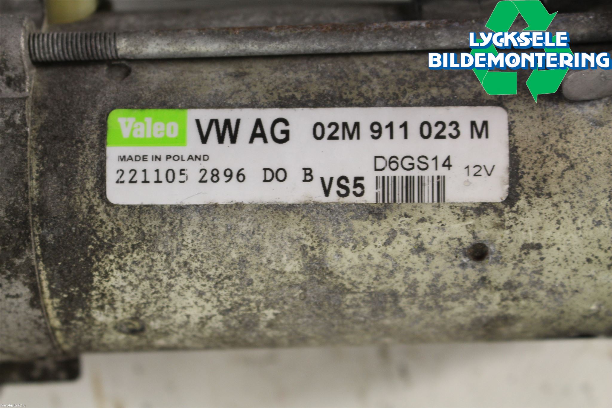 Audi A3/S3 05-13 Startmotor