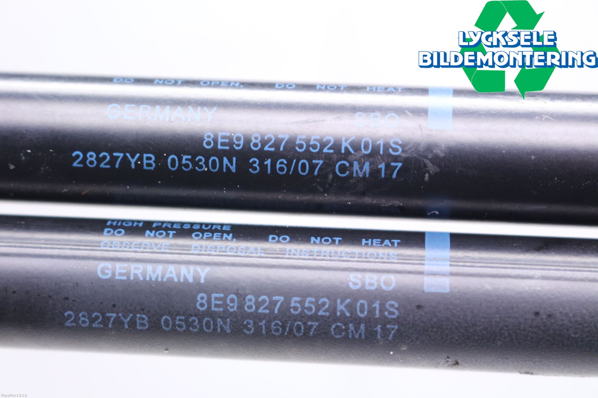 Audi A4/S4 05-07 Gasfjäder Baklucka