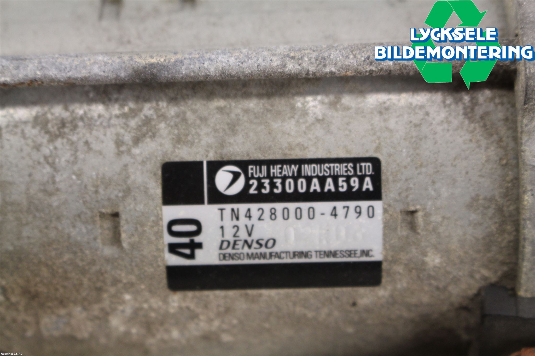 Subaru OUTBACK   07-09 Startmotor