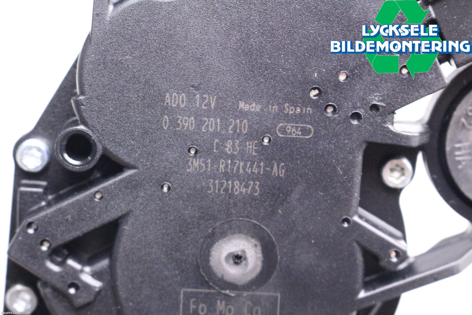 Volvo V50 08-12 Torkarmotor Baklucka