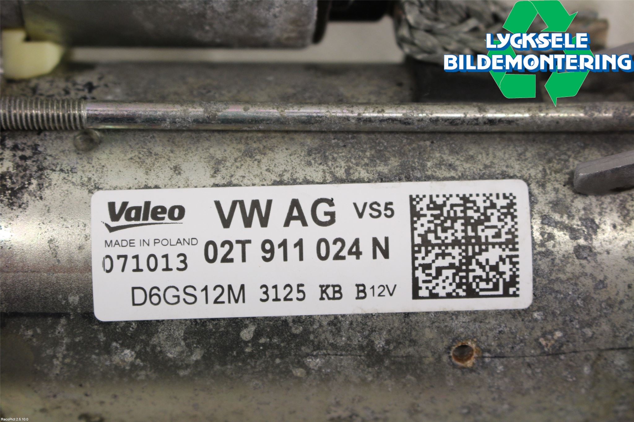 Volkswagen VW POLO 10-17 Startmotor