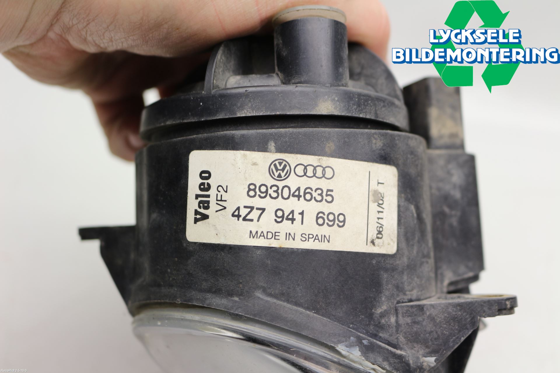 Audi ALLROAD 01-05 Dimljus-Varselljus Fram