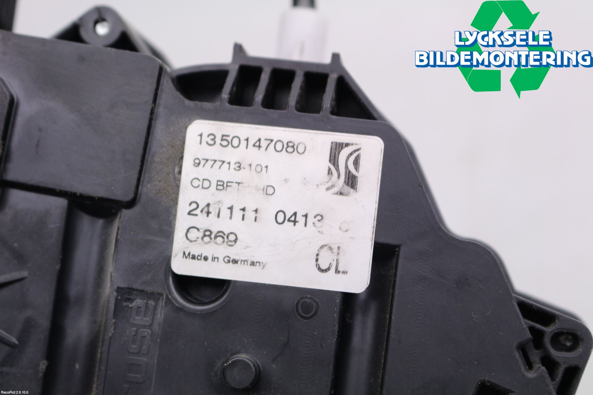 Citroen JUMPER 07-13 Låskista-Dörrlås